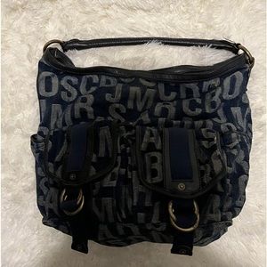 Marc Jacobs vintage denim and leather shoulder bag. Great condition!
